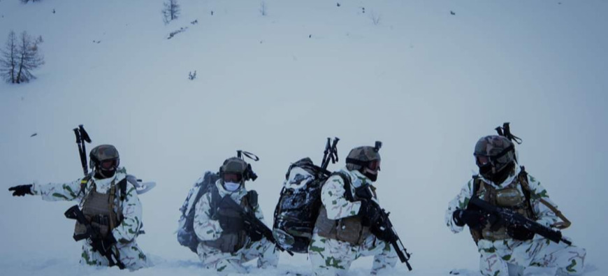 Les chasseurs alpins du 27e BCA en Norv&egrave;ge