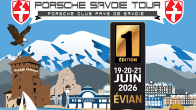 Evian. D&eacute;couvrez le 1er Porsche Savoie Tour
