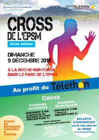 La Roche-sur-Foron - cross de l'EPSM au profit du Téléthon