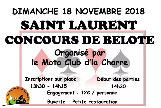 Saint-Laurent - concours de belote