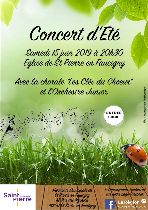 Saint-Pierre en Faucigny - concert d'été