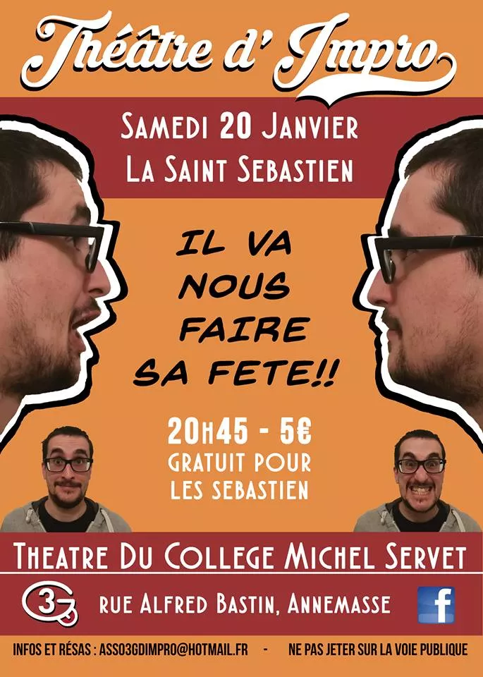 Théâtre d'impro - la Saint-Sébastien