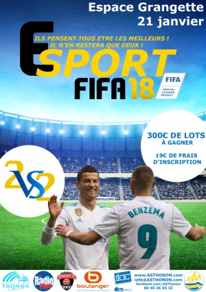 PARTENAIRE - THONON : TOURNOI FIFA 18 SUR CONSOLE PS4