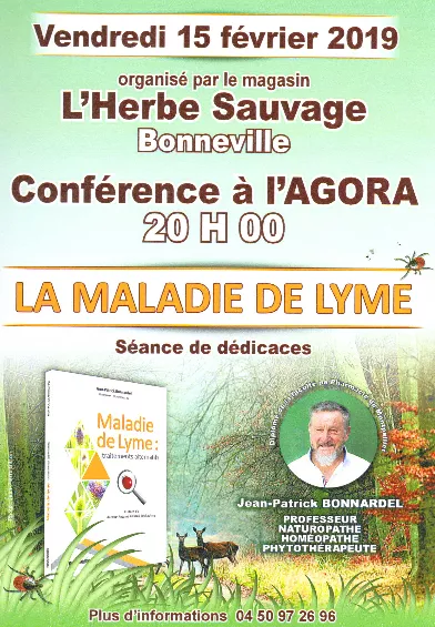 Conférence sur la maladie de Lyme à Bonneville