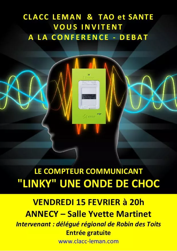 Annecy - conférence :les compteurs Linky, une onde de choc ?
