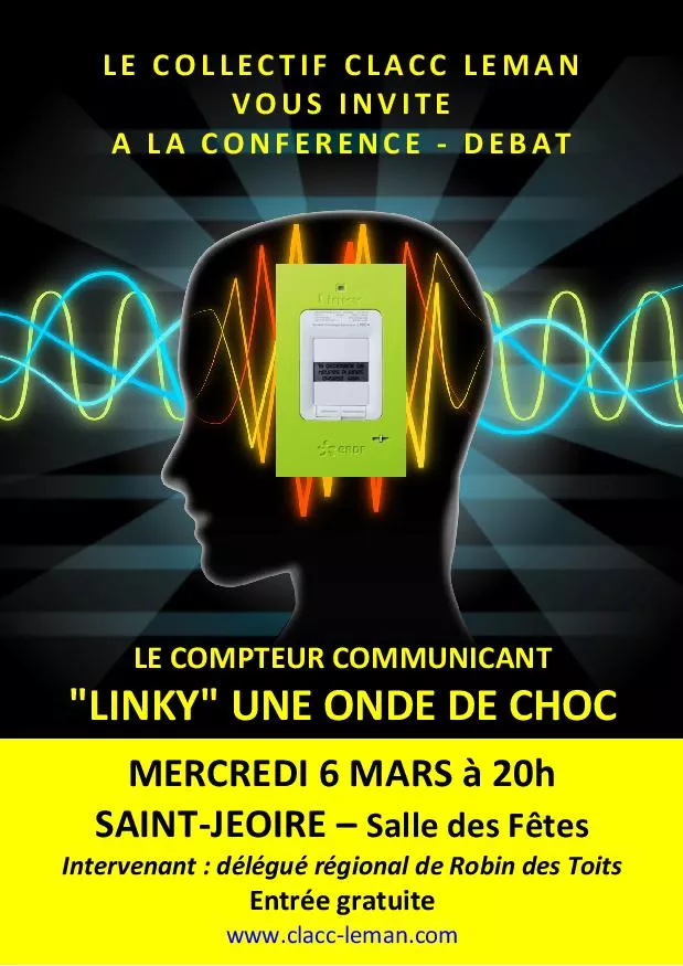 Saint-Jeoire - conférence : Linky, une onde de choc ?