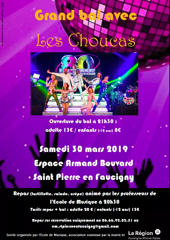Saint-Pierre en Faucigny - repas-dansant avec le Groupe "Les Choucas"