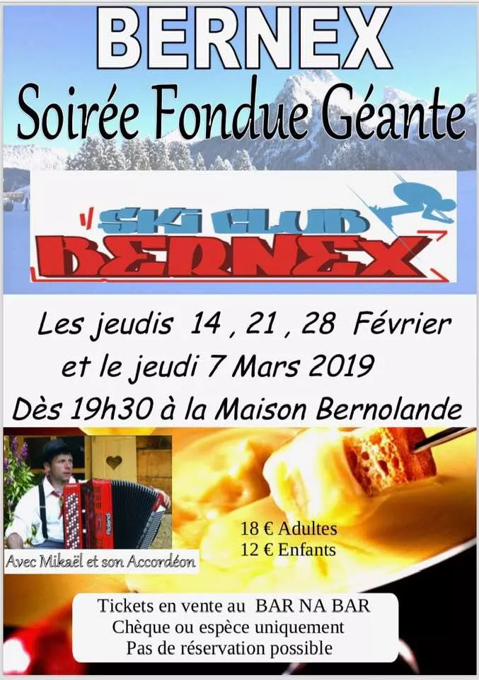 Bernex - fondues géantes