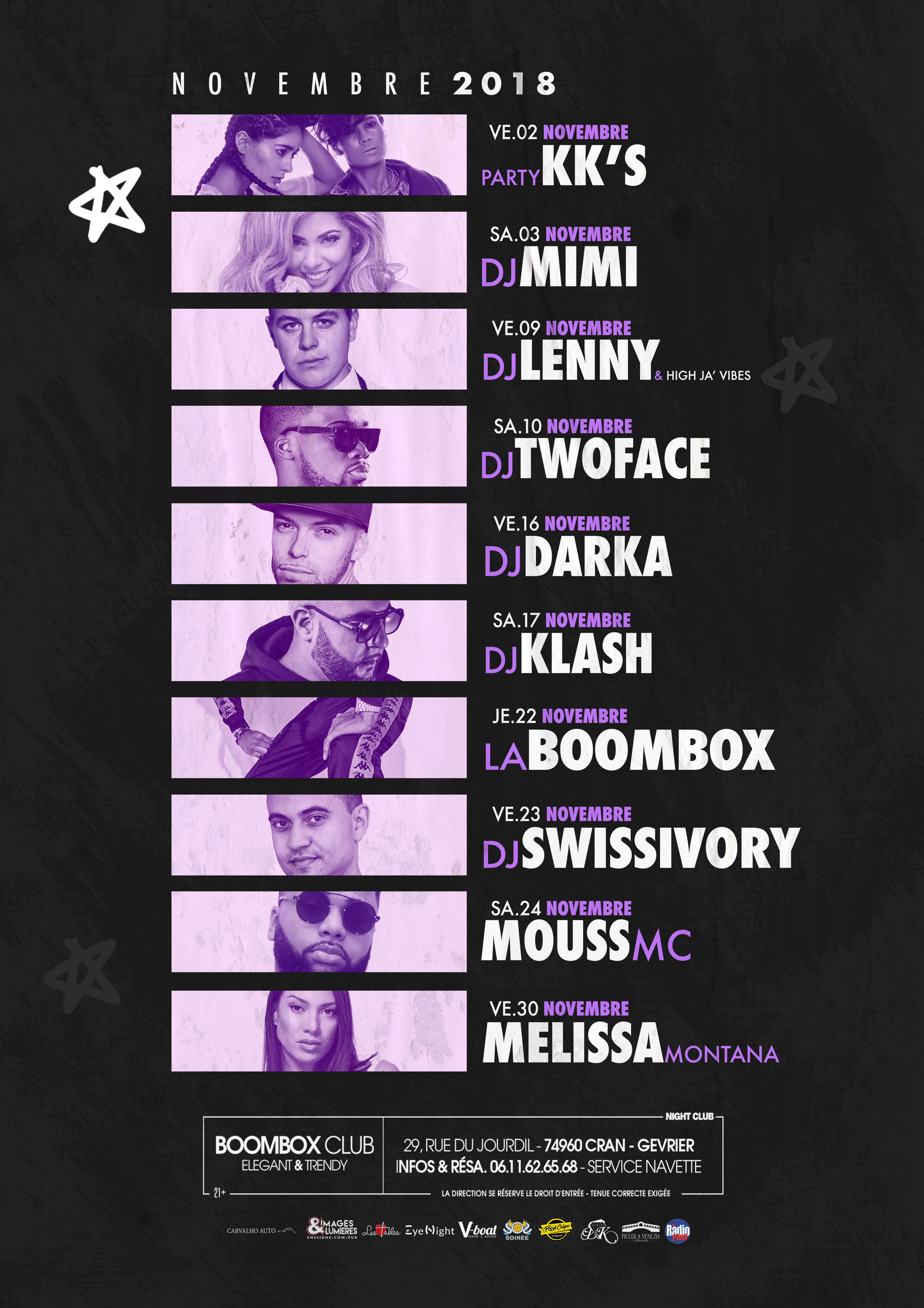 PARTENAIRE Soirées au Boombox Club à Annecy Agenda