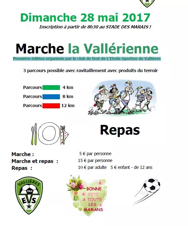 Marche "La Vallérienne" à Vallières