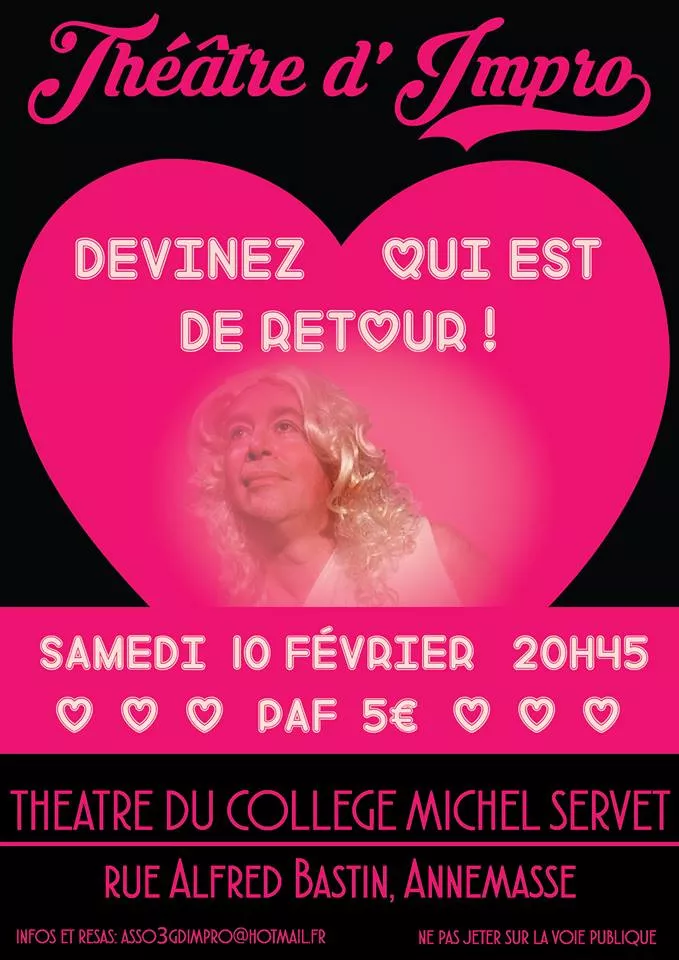 Annemasse - théâtre d'impro  : la Saint Valentin