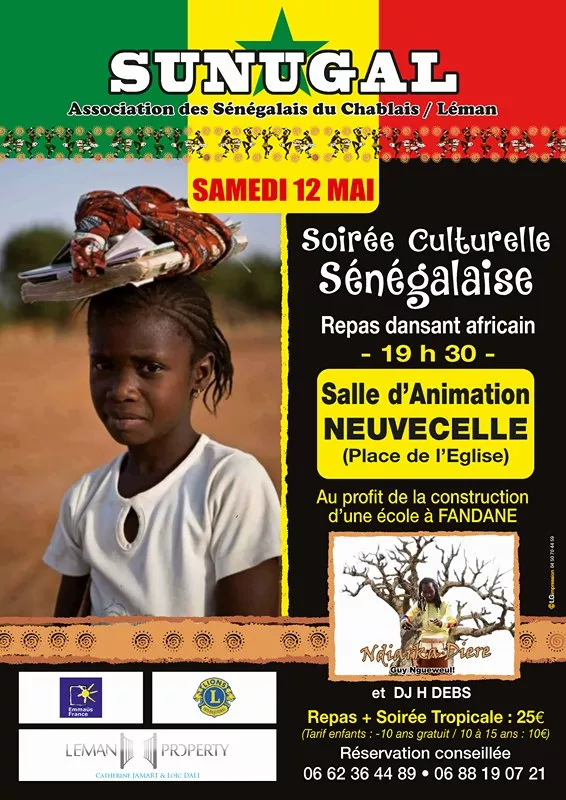 Neuvecelle - soirée culturelle sénégalaise