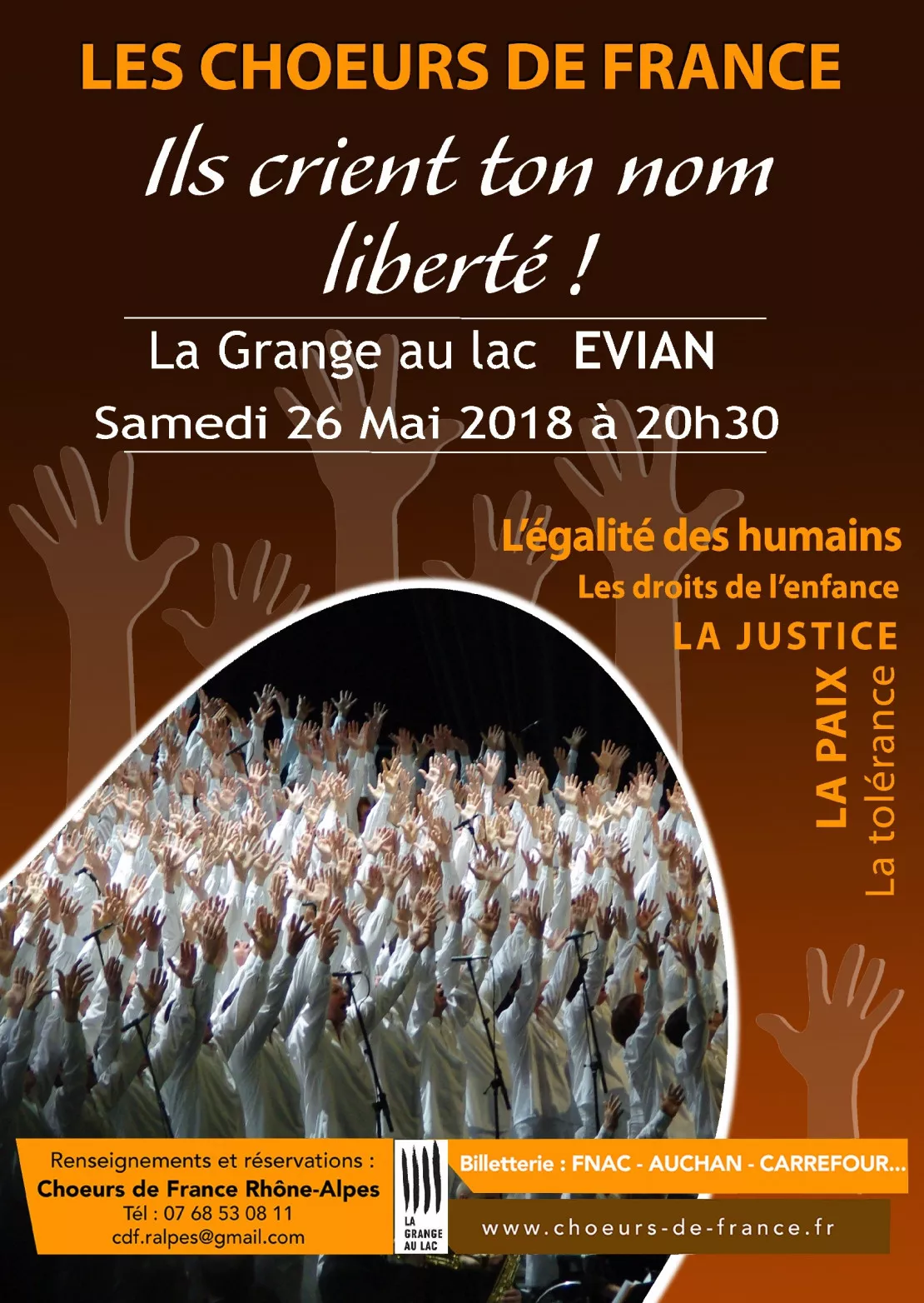 Evian - concert des Choeurs de France
