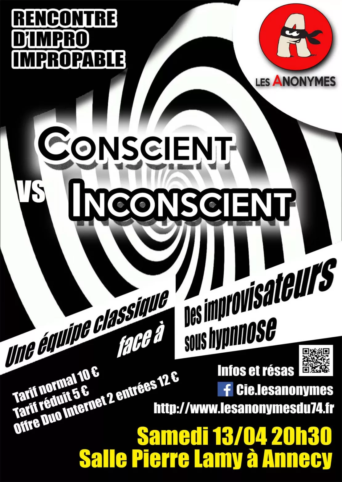 Annecy - match d'impro : Conscient VS Inconscient