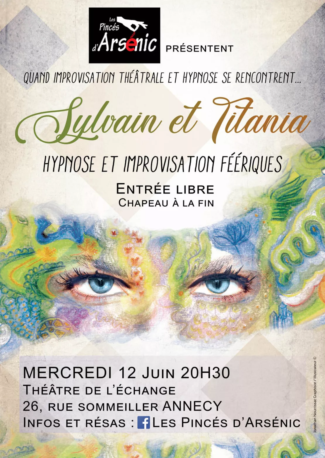 Annecy - Sylvain et Titania : Hypnose et Impro féeriques