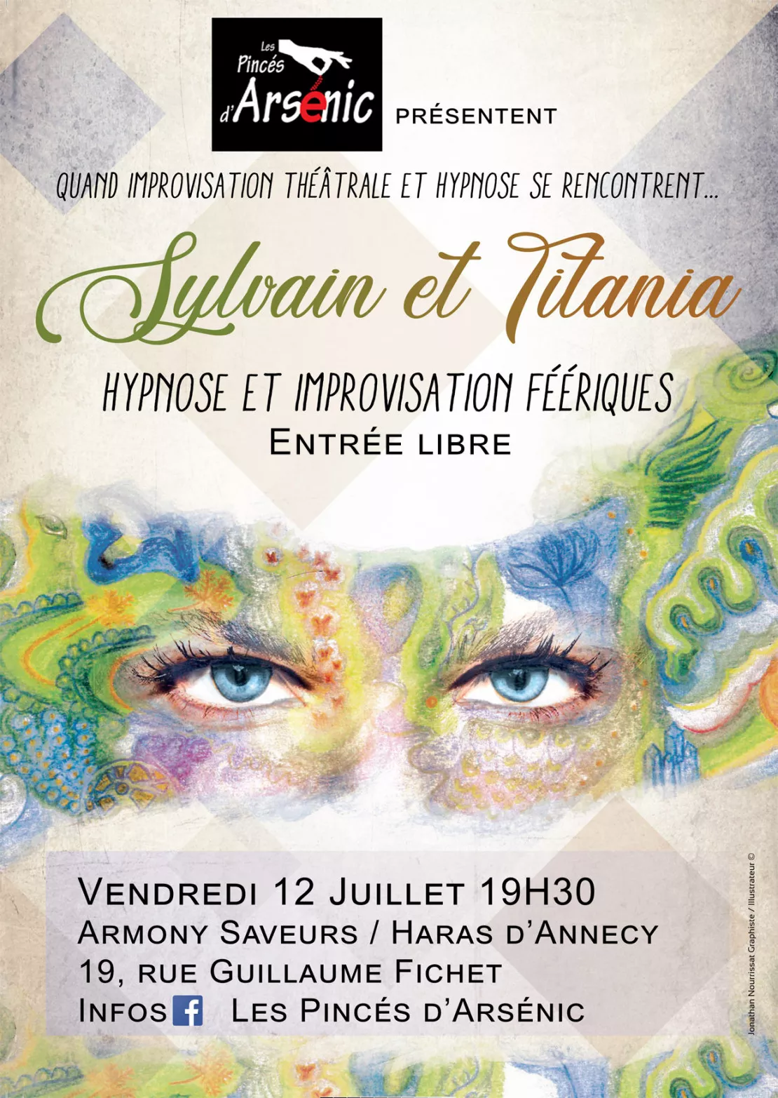 Annecy - Sylvain et Titania : Hypnose et Impro féériques