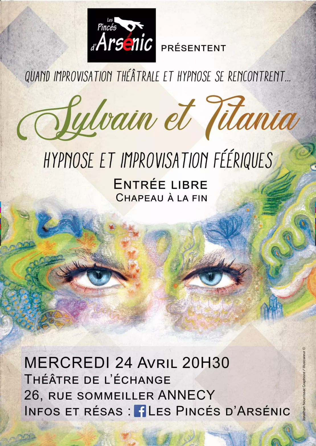 Annecy - Sylvain et Titania : Hypnose et Impro féeriques