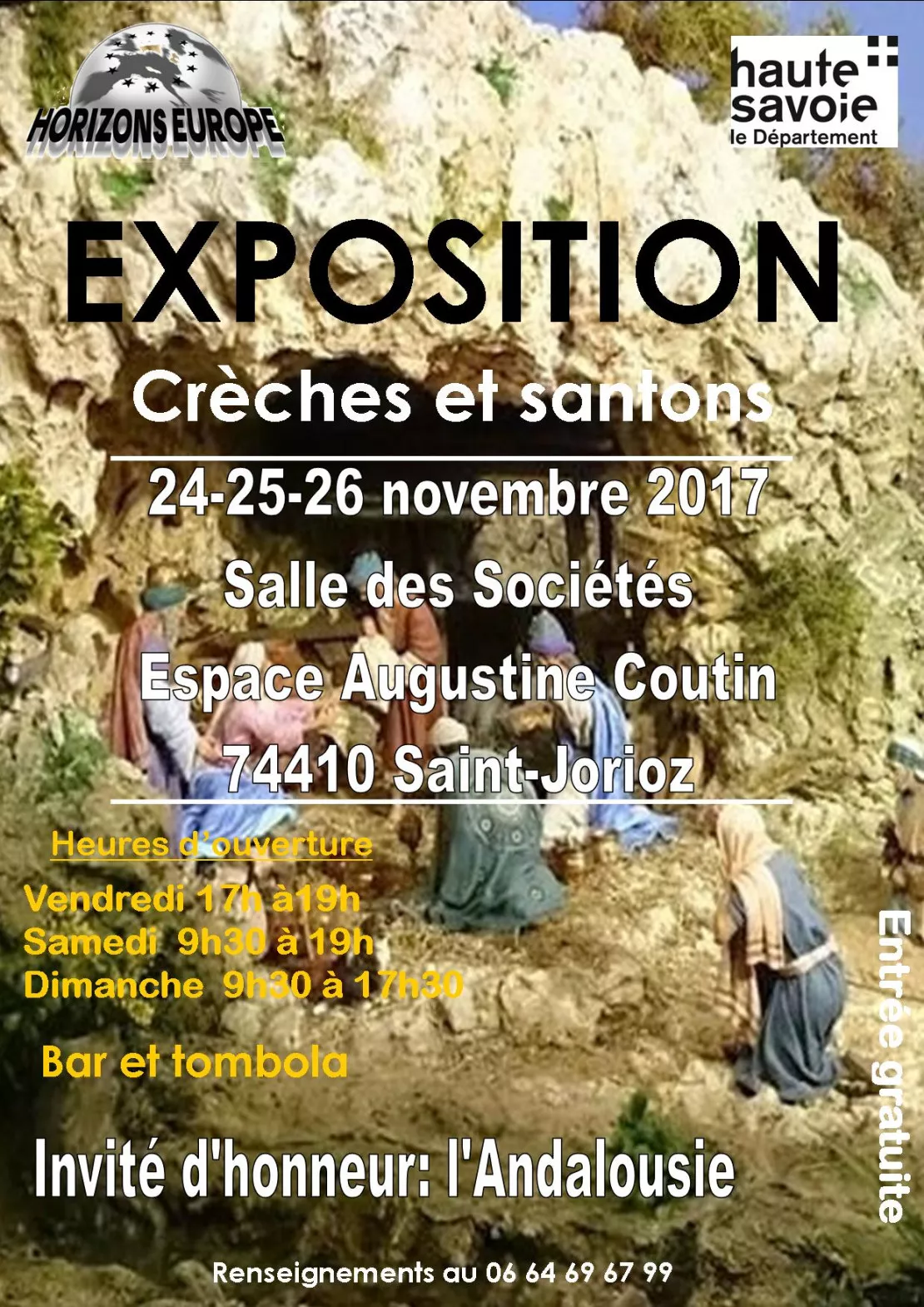 SAINT-JORIOZ - EXPOSITION-VENTE DE CRÈCHES ET SANTONS