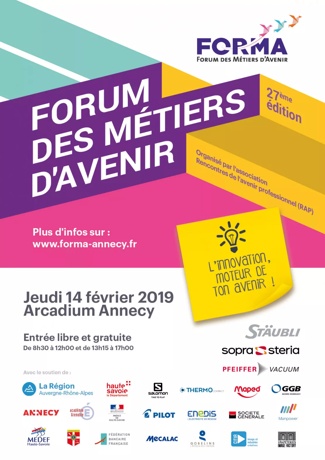 Forum des métiers d'avenir à Annecy