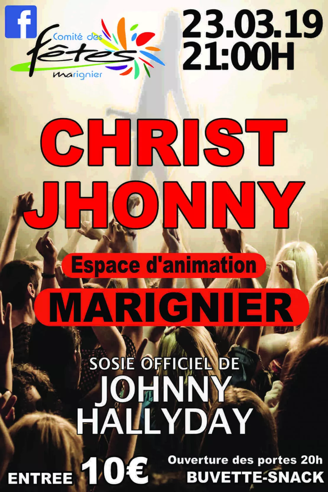 Marignier - spectacle de Jhonny Christ