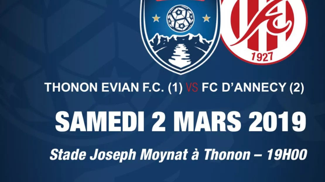 PARTENAIRE- Match du football Club de Thonon Evian à Thonon