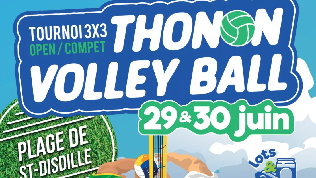 PARTENAIRE - Thonon : tournoi 3 contre 3 de volley-ball ouvert à tous