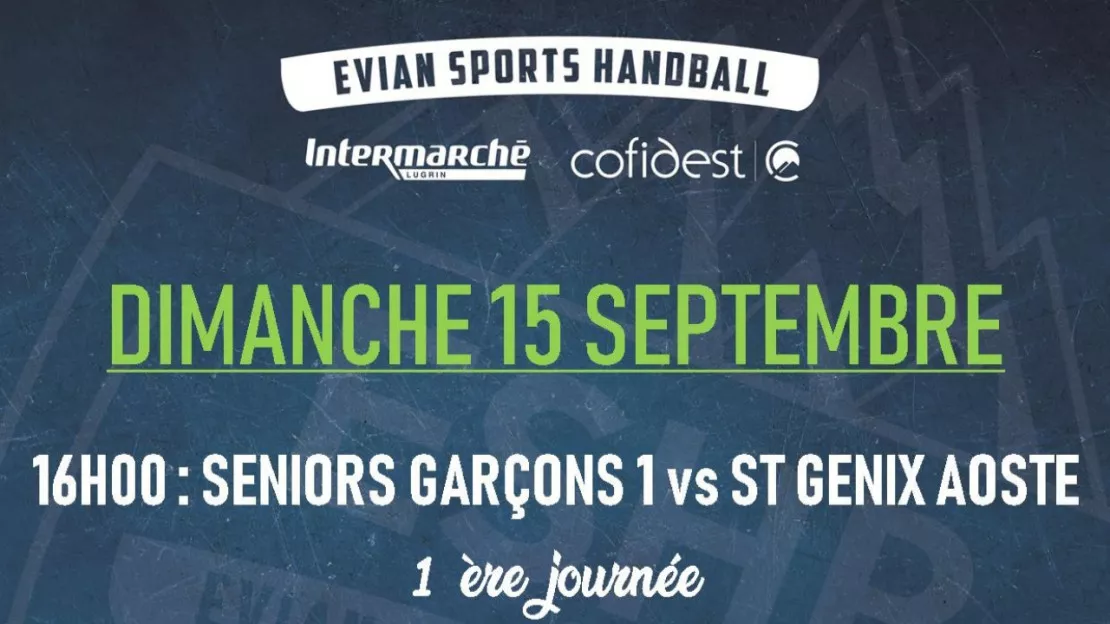 PARTENAIRE - L'Evian sport hand-ball rencontre Saint-Genix/Aoste