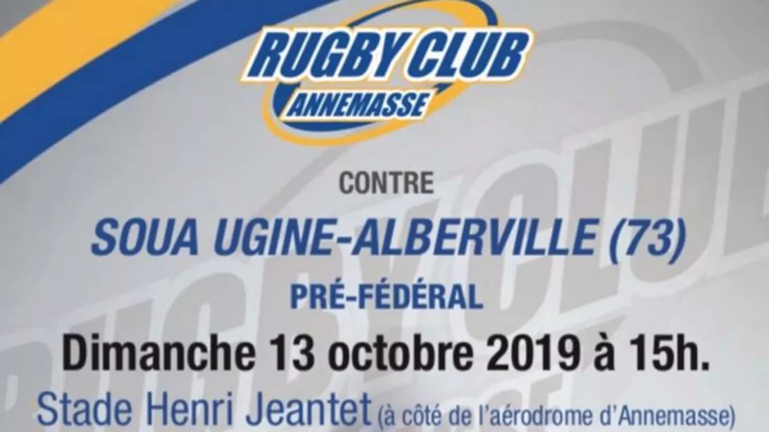 PARTENAIRE - Match du Rugby club Annemasse !