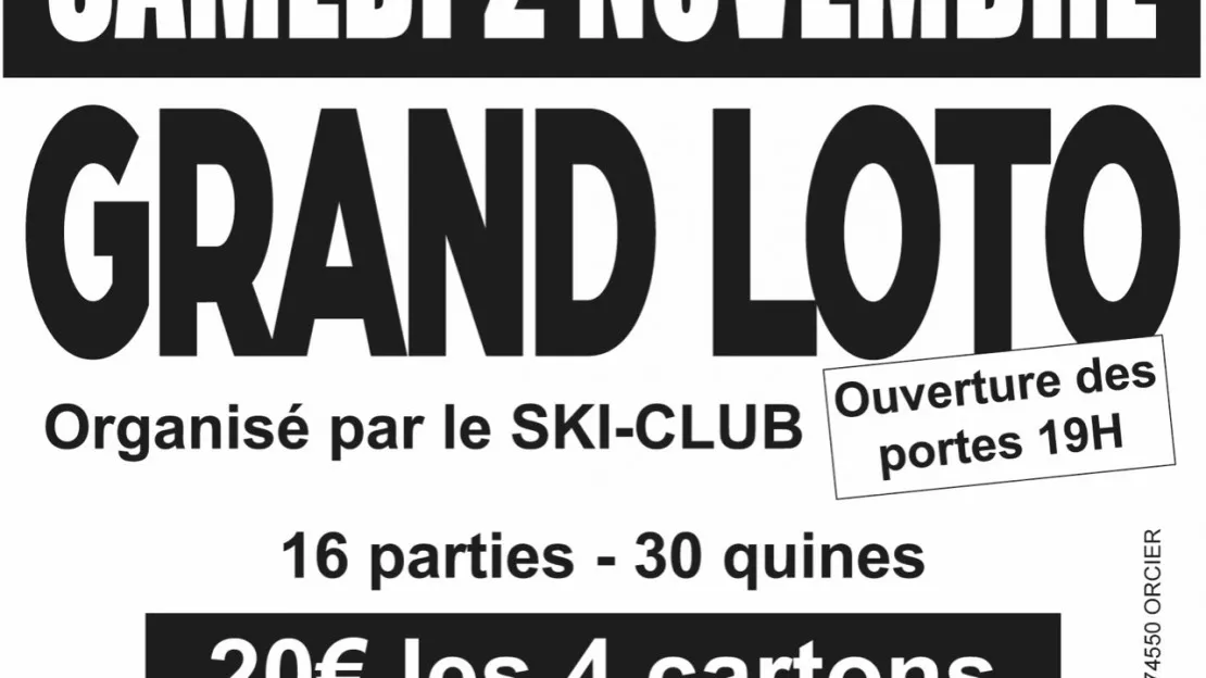 Lullin - loto du Ski-Club