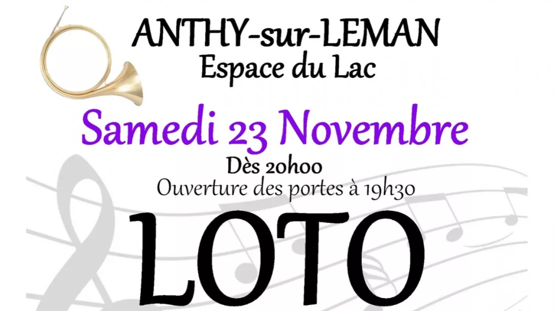 Anthy-sur-Léman - loto de la Sainte Cécile