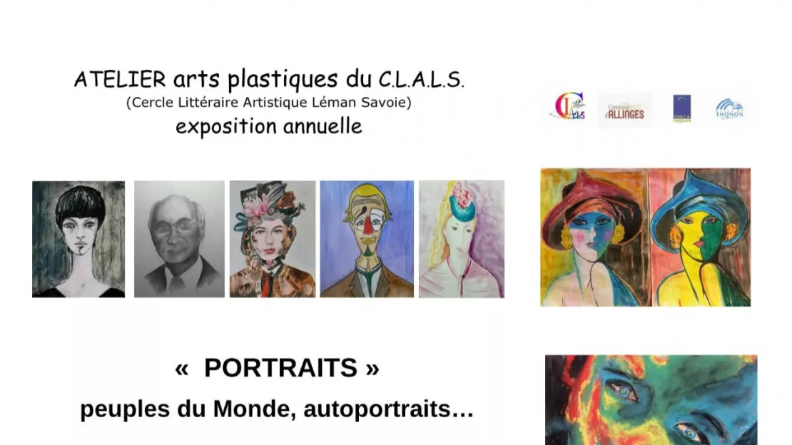 Allinges - exposition "portraits, peuples du monde, autoportraits"