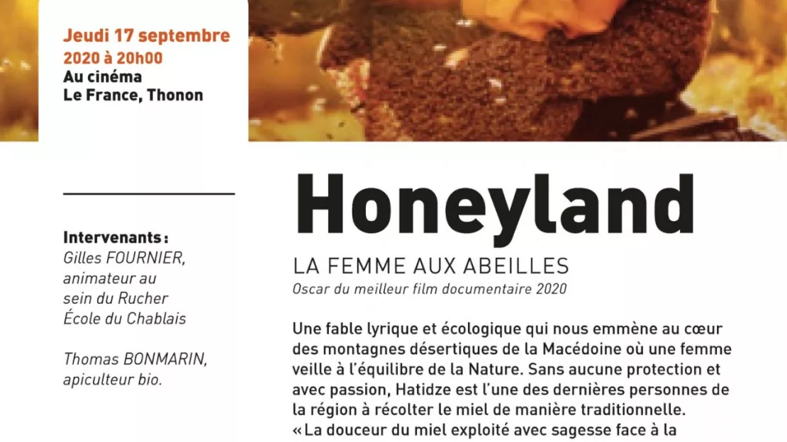 Thonon - projection-débat au Cinéma Le France : Honeyland, la femme aux abeilles