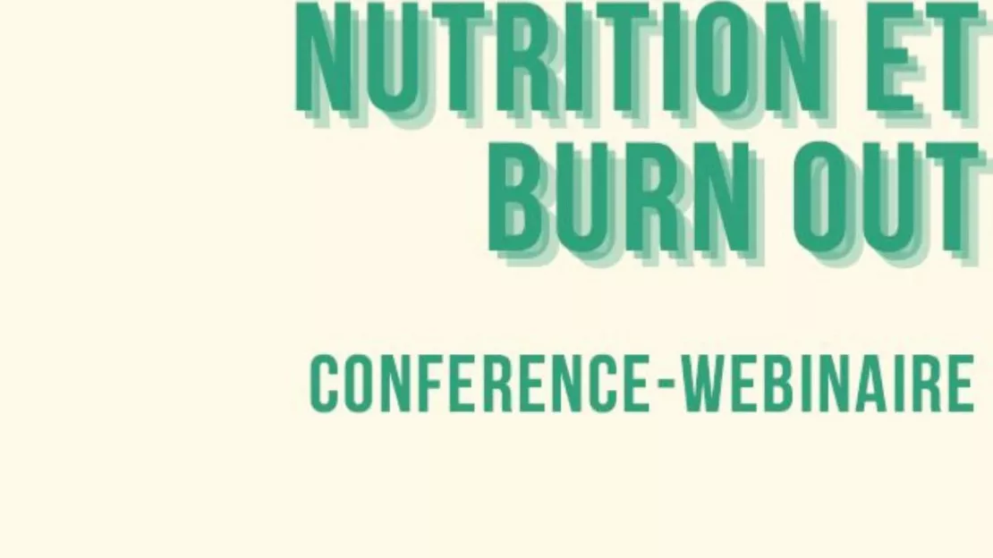 Nutrition et Burn Out Webinaire