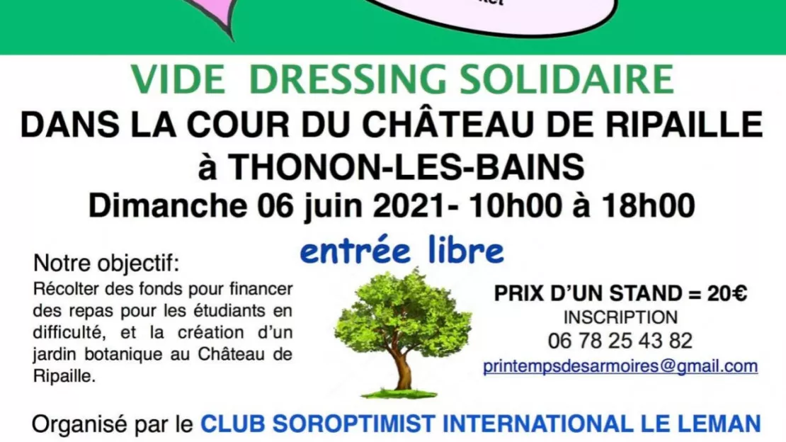 PARTENAIRE - Thonon : vide-dressing solidaire
