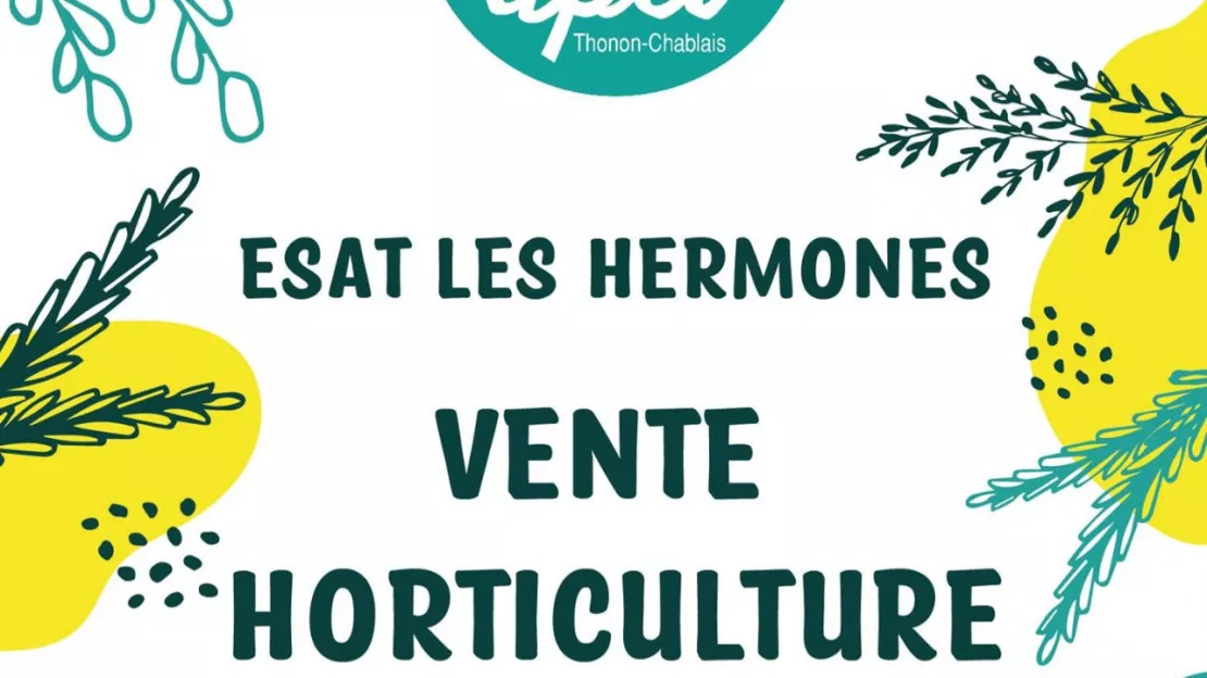Thonon - vente de plantes à l'ESAT "Les Hermones"