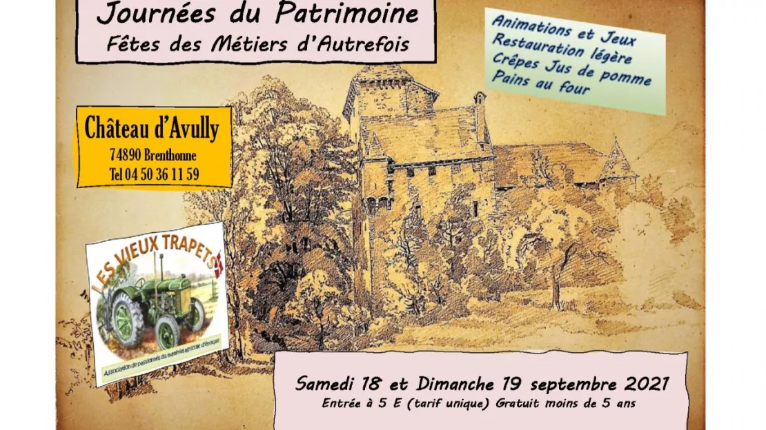 Brenthonne  -Journées du Patrimoine au château d'Avully