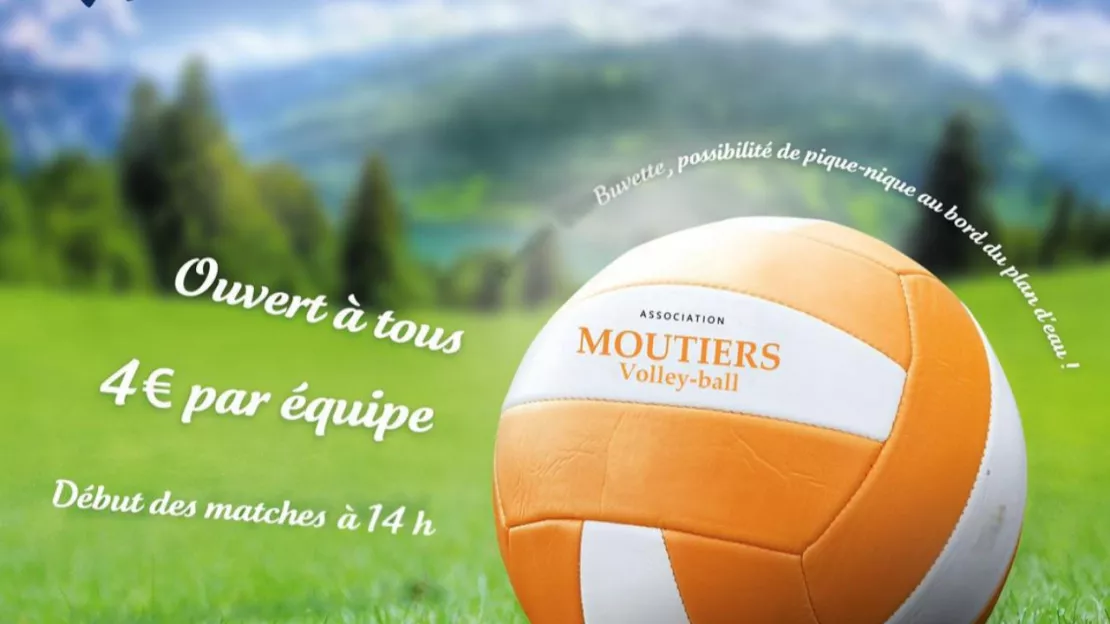 Moutiers - tournoi de Volley sur herbe