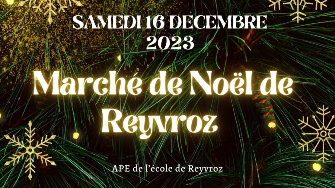 Reyvroz marché de Noël Agenda