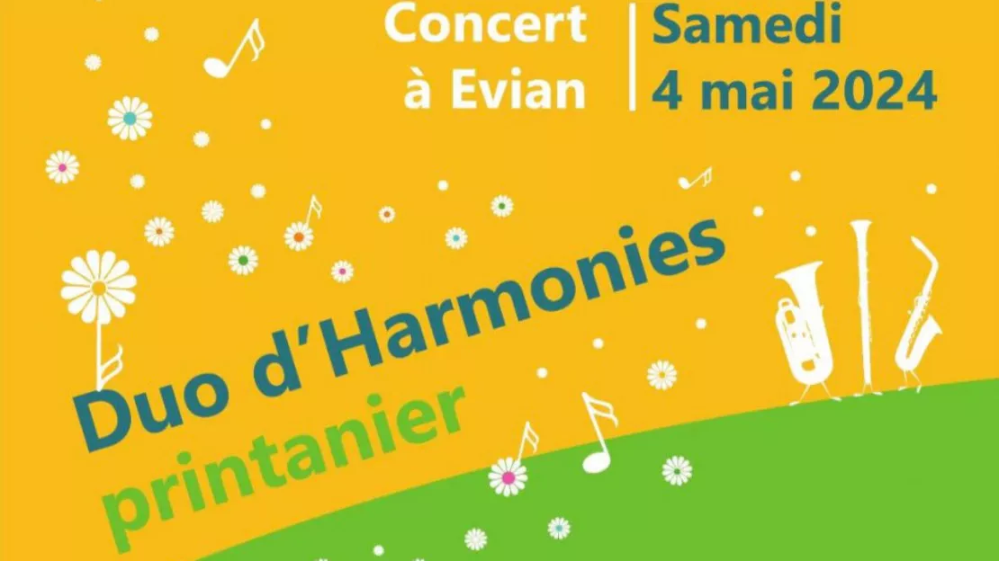Evian - duo d'harmonies avec l'Harmonie d'Evian et l'Harmonie de Bourges