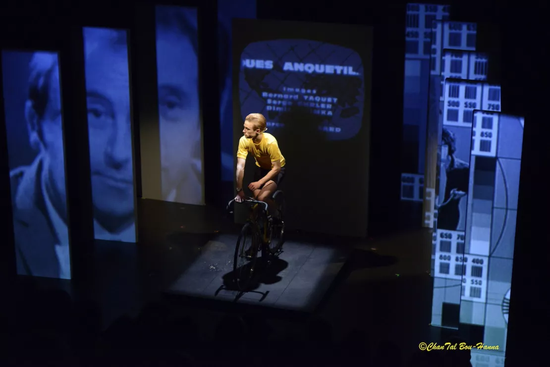 "Anquetil tout seul" au théâtre Novarina à Thonon-les-Bains