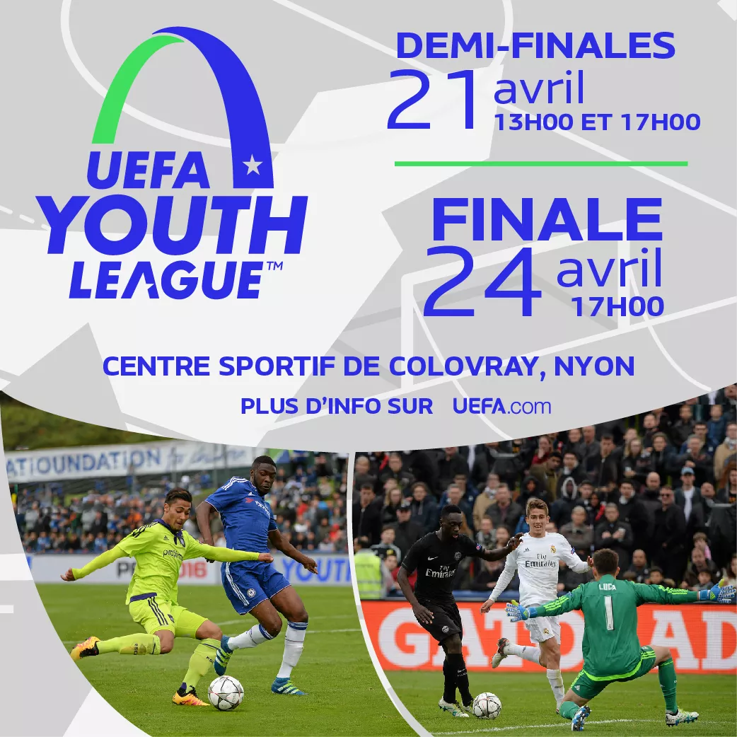 UEFA Youth League Final au stade de Colovray à Nyon