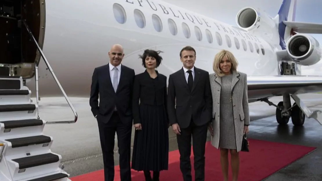 Emmanuel Macron en visite pendant deux jours en Suisse