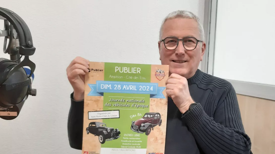 L'Auto Rétro Club du Léman rend hommage aux véhicules d'époque le dimanche 28 avril à Amphion (interview)