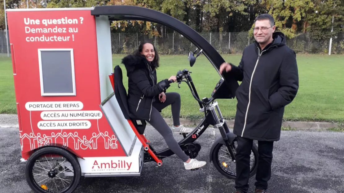 La ville d’Ambilly se dote d’un vélo cargo pour servir ses usagers