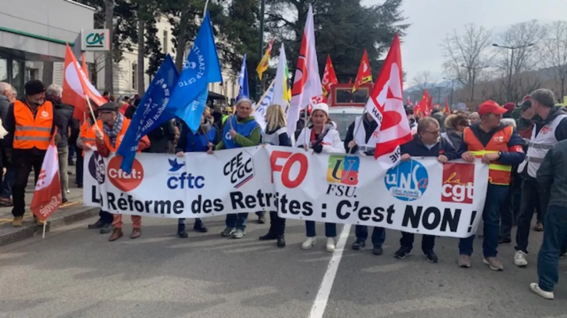 Retraites : la mobilisation se poursuit en pays de Savoie