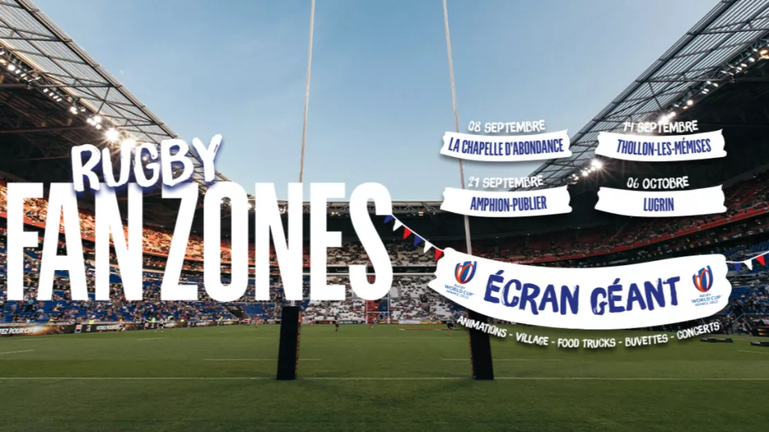 Rugby : des fan zones en pays d'Evian vallée d'Abondance