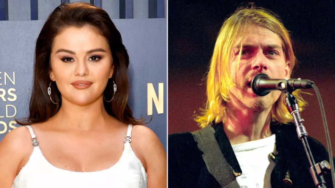 Selena Gomez complètement fan de Kurt Cobain