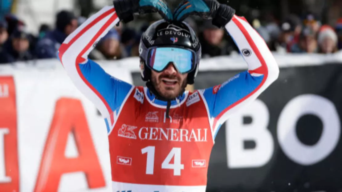 Ski alpin : Cyprien Sarrazin remporte la descente de Kitzbühel en Autriche
