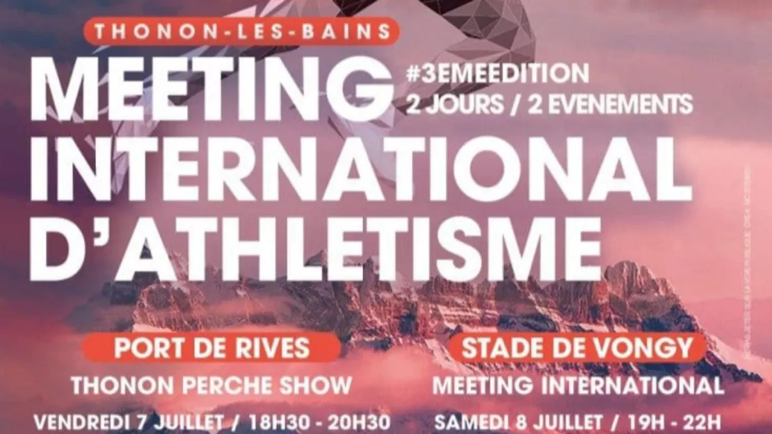 Un grand meeting international d'athlétisme sur le nouveau stade de Vongy à Thonon (interview)