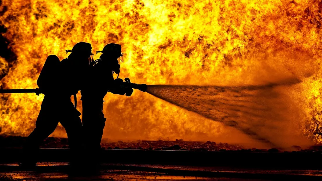 Un incendie à Evian dans le Chablais mardi